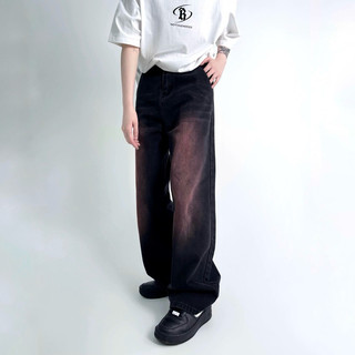 Mordor Washed Jeans - Quần bò quần jean stone washed màu đen đỏ