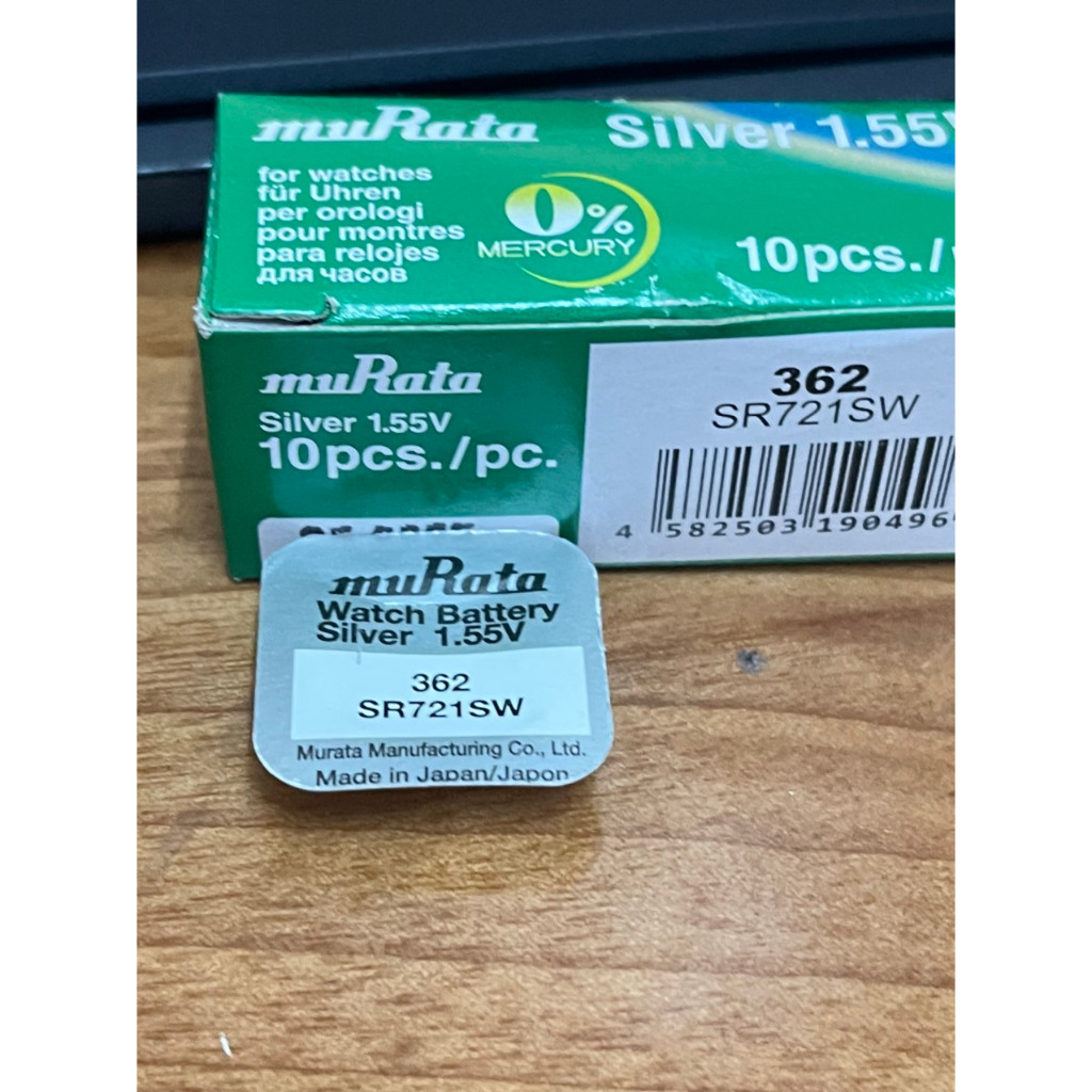 Viên pin đồng hồ muRATA SR721SW 362 Sony murata 721 SR721 chính hãng, vỉ 1 viên