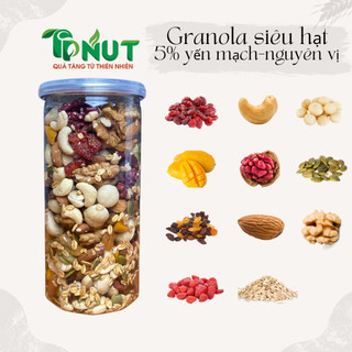 500g Granola siêu hạt có yến mạch TPNut 