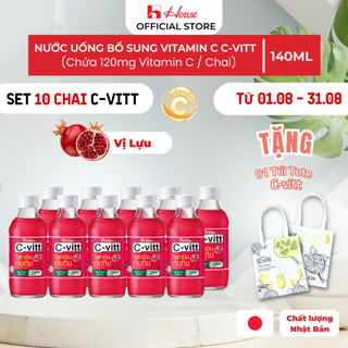 Combo 10 chai tpbs nước lựu vitamin c c-vitt - bổ sung vitamin c
