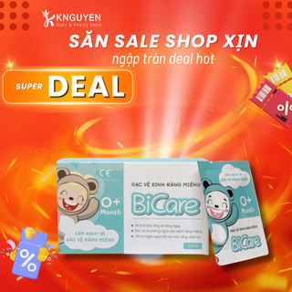 Gạc vệ sinh răng miệng Bicare / Rơ lưỡi Bicare cho bé