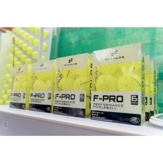 (Box 3- 6 balls ) Bóng Pickleball Facolos F-Pro Performance tiêu chuẩn (USAPA) 40 lỗ với đường kính 74mm