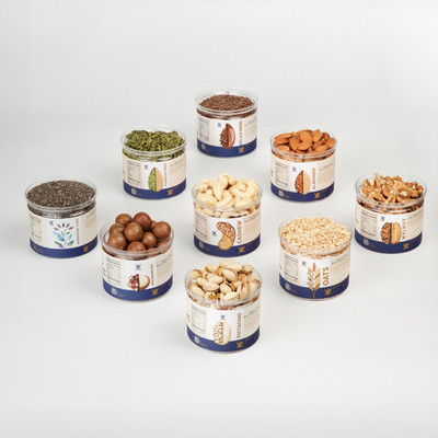 Set Combo 9 loại hạt siêu dinh dưỡng dùng làm sữa, làm bánh, ăn vặt,mẹ bầu, healthy