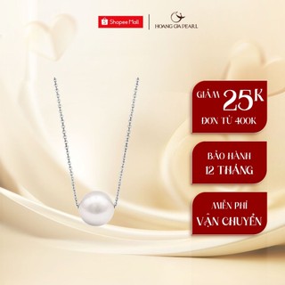 Vòng cổ ngọc trai thật dây chuyền bạc ngọc trai thật làm quà tặng Hoàng Gia Pearl N0267