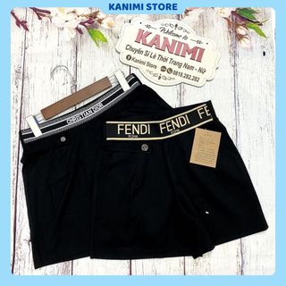 [ XẢ LỖ ] Quần Short Đùi Nữ Cạp Chữ Vải Umi Hàn Lạnh, Quần Sooc Co Giãn Bốn Chiều thời trang KANIMI