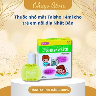Nhỏ mắt trẻ em iris taisho 14ml - nội địa nhật bản