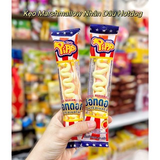 🍓Kẹo Marshmallow Nhân Dâu Hotdog🍓 Kẹo Hình Hotdog Que 20Gram