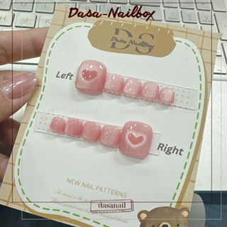 Nail box chân dasa NGẮN thạch thiết kế mắt mèo sáng trái tim nâng tone sáng da đi tiệc đi chơi