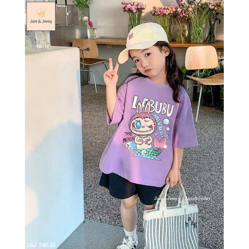 SET BỘ LABUBU MÀU TÍM KÈM CV ĐEN BG