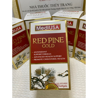 Tinh dầu thông đỏ red pine gold hộp 30 viên - mediusa