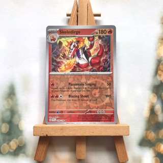 Thẻ hình Pokemon Skeledirge 038/198 - Lá bài lẻ Scarlet & Violet Holo Rare Reverse Holo tiếng Anh