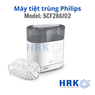 Máy tiệt trùng bình sữa Philips Avent 4 in 1: Model SCF 286/02