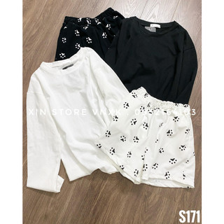 Set bộ nữ Xịn Store set thun đùi tay dài PULL & BEAR S171