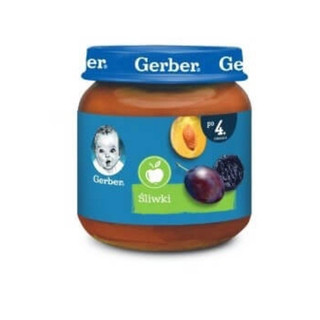 Mận đen nghiền cho bé Gerber Nga cho bé từ 4 tháng 125g