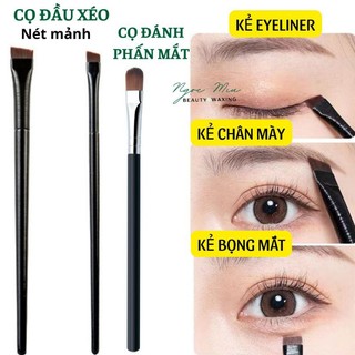 Cọ kẻ mắt eyeliner cọ đánh phấn mắt cọ đầu xéo kẻ chân mày nét mảnh