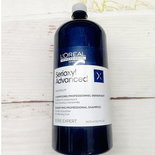 Dầu gội xả tinh chất l'oreal serioxyl advanced làm dày, giảm rụng, mọc tóc 1500ml.