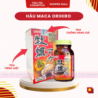 Viên Uống Hàu Tươi Maca ORIHIRO Nhật Bản, Tinh Chất Hàu Nhật Giúp Tăng Cường Sinh Lý Nam Giới 120 Viên