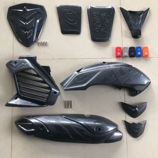 Phụ kiện trang trí nvx v2 đời 2021- 2024 carbon, ốp xe nvx thế hệ 2 cacbon, đồ chơi xe nvx 2021 2022 202
