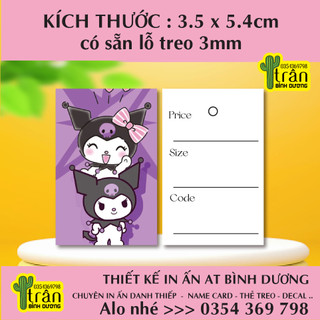 Tag mác thẻ treo quần áo kích thước nhỏ, mini (CÓ SẴN) - tranbd