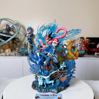Mô Hình Pokemon Shatoshi và Gekkouga 30cm Ongchumohinh MH 751