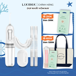 Combo Máy tăm nước Cordless Oral Irrigator Và Máy Tẩy Trắng Răng Halio