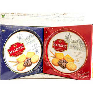  Bánh Quy hộp thiếc Majestic 382g + túi giấy 