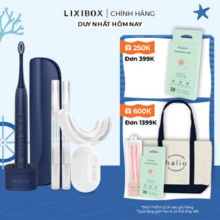 Combo Bàn Chải Điện Làm Trắng Răng Halio PRO và Máy tẩy trắng răng Halio