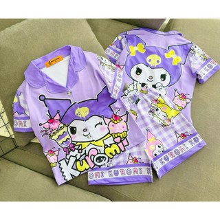 Ak 178 - bộ pijama quần ngắn bé gái