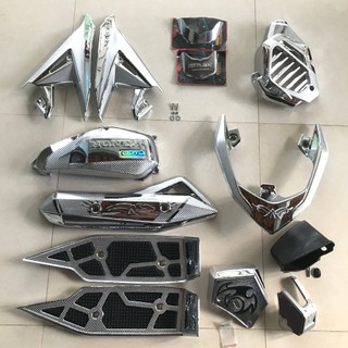 [MiễnShip] Ốp Xe AB 2013-2014-2015 Mạ Crom, Phụ Kiện Trang Trí Xe Air blade