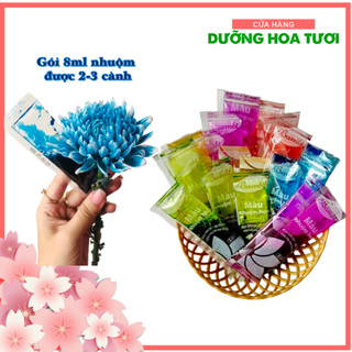 Nước nhuộm hoa, màu nhuộm hoa, thuốc nhuộm hữu cơ giúp chuyển đổi màu hoa không độc hại