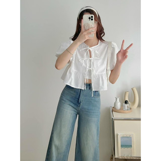 Set áo babydoll kèm quây trắng (ảnh thật/ có sẵn)