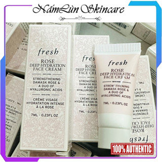 Kem Dưỡng Fresh Rose Deep Hydration Face Cream Mini 7ml Bill Sephora USA
