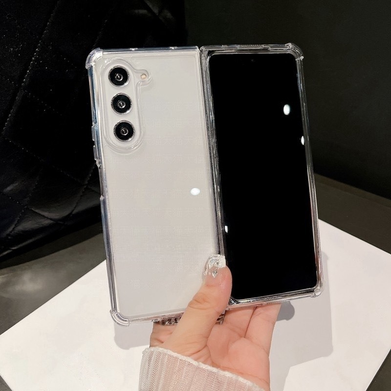 Ốp lưng Samsung Z Fold 6 ốp trong chống sốc bảo vệ camera Z fold6 lưng cứng viền dẻo