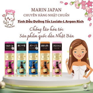 (Chuẩn bill Nhật)TINH DẦU DƯỠNG TÓC LUCIDO-L ARGAN RICH OIL - 60ML Nhật Bản