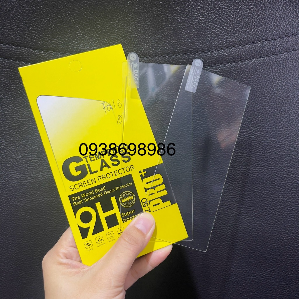 kính cường lực samsung galaxy z fold 6 / zfold 6 / z fold6 trong suốt 9h không full màn