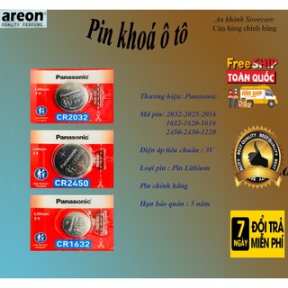 Pin điều khiển chìa Khoá Ô tô-Xe máy chính hãng Panasonic