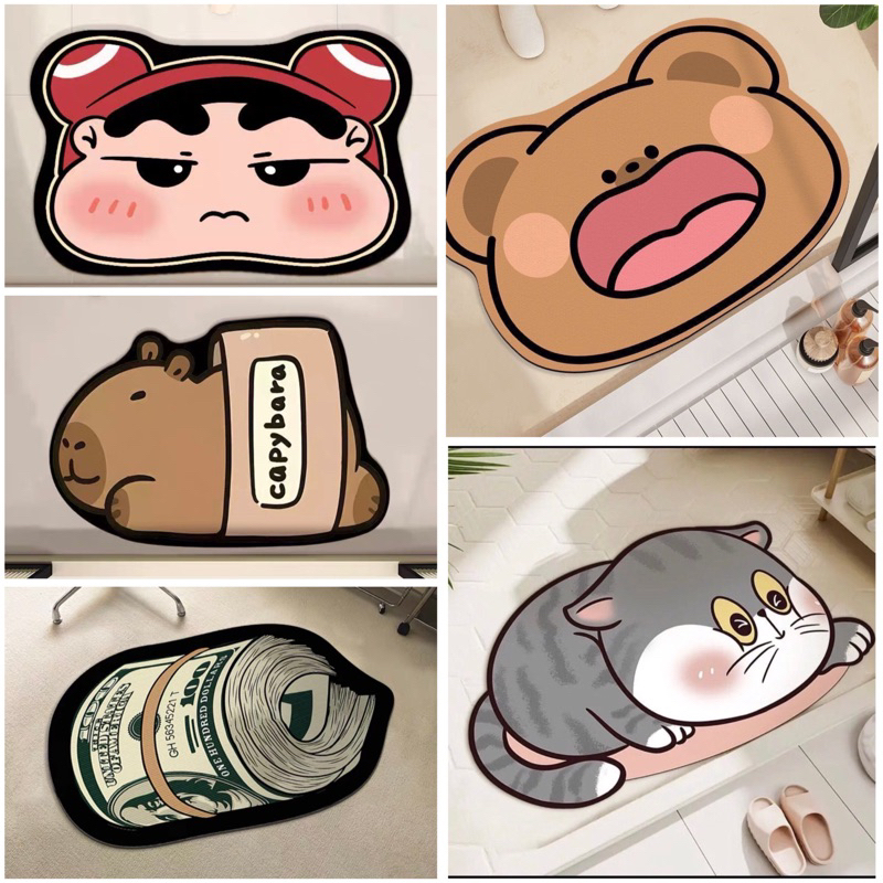 Thảm Chùi Chân Cute Thảm Nỉ Lì Chất Đẹp