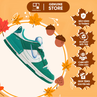 Giày thể thao nam nữ trắng xanh giày dunk low disrupt 2 malachite _ hàng xuất khẩu thời trang - ndld2m