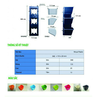 Chậu vườn tường