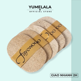 Bông tắm Xơ mướp NATURAL - Hàng handmade- Dụng cụ làm sạch cơ thể tẩy tế bào chết trên da