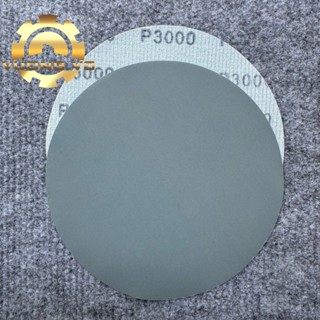 Giấy nhám tròn-nhám tròn đế lông-nhám nước hạt cilicon carbide kích thước 6" (150mm)
