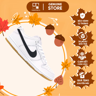 Giày thể thao nam nữ trắng giày sb dunk low pro white gum_hàng xuất khẩu chính hãng - ndlpwg