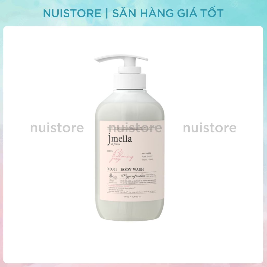 Sữa Tắm Dưỡng Ẩm Hương Nước Hoa Jmella In France