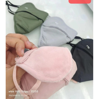 Khẩu trang nữ chống nắng chống tia uv thông hơi vải thun lạnh lót nhung