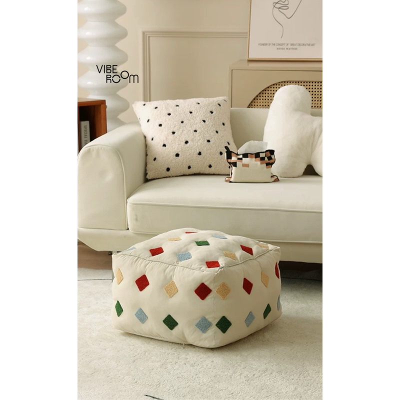 𝐎𝐭𝐭𝐨𝐦𝐚𝐧 𝐩𝐢𝐥𝐥𝐨𝐰 | Gối kê chân Ottoman nhập khẩu cao cấp.