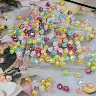 6mm 8mm chuỗi hạt Góc DIY nhiều màu sử dụng trang trí xỏ Chuỗi