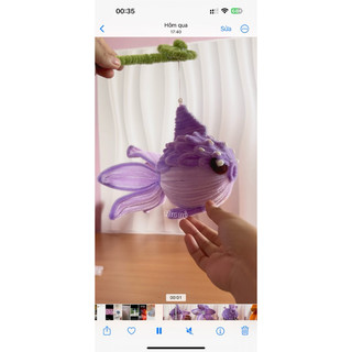 lồng đèn cá trung thu bằng kẽm nhung