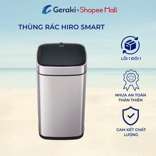 Thùng rác cảm ứng Hiro Smart 9L, 15L. 21L. Thiết kế hiện đại, sang trọng, cảm biến siêu nhạy. Thùng rác cảm biến