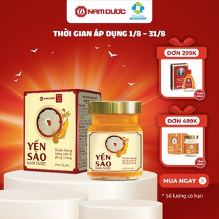 Yến sào Nam Dược tổ yến chưng hồng sâm và đông trùng hộp 1 lọ 70ml