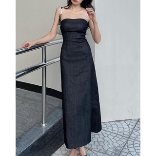 đầm cúp ngực form chữ a maxi